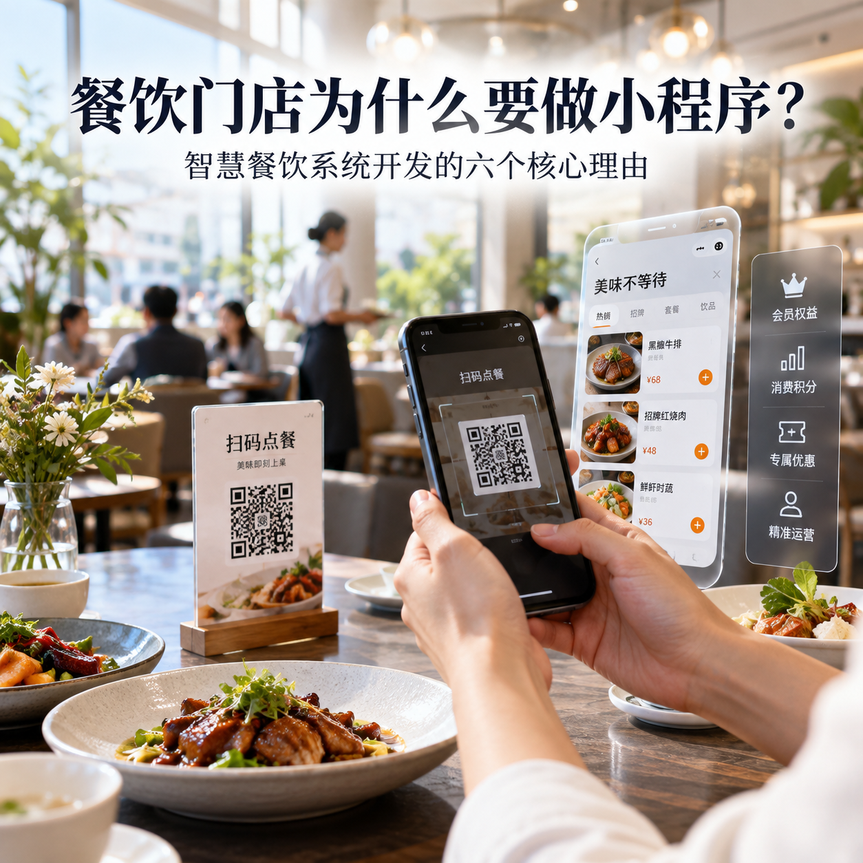 餐饮门店为什么要做小程序？南京智慧餐饮系统开发的六个核心理由