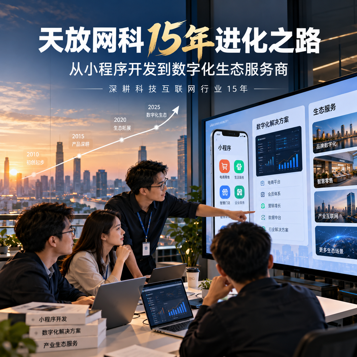 天放网科15年：从小程序开发到数字化生态服务商的进化之路