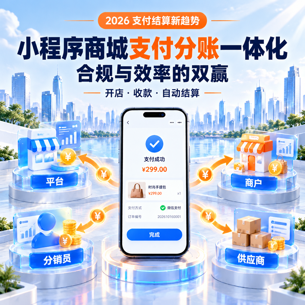 小程序商城支付分账一体化：合规与效率的双赢